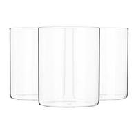 Argon Tableware Scandi Storage Jars - 750ml - 3 Pack - Kitchen Utensils Cutlery Pot Bathroom Aromatherapy Storage No Lid Open Container Glass Jar