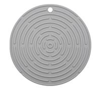 Argon Tableware Silicone Trivet 18cm - Heat-Resistant Non-Slip Kitchen Worktop & Table Protector, Hot Pot Pan Saucepan Stand Mat, Dishwasher Safe, Grey