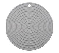 Argon Tableware Silicone Trivet 18cm - Heat-Resistant Non-Slip Kitchen Worktop & Table Protector, Hot Pot Pan Saucepan Stand Mat, Dishwasher Safe, Grey