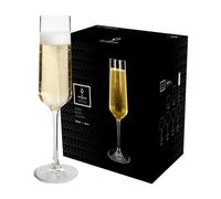 Argon Tableware Soho Crystal Champagne Flutes - 210Ml - Pack Of 24
