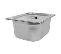Argon Tableware Stainless Steel Gastronorm Container With Lid - 1/2 150mm - 8.5L