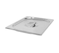 Argon Tableware Stainless Steel Gastronorm Container With Lid - 1/2 20mm - 850Ml