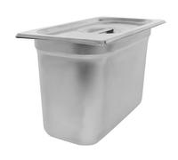 Argon Tableware Stainless Steel Gastronorm Container With Lid - 1/3 200mm - 7.25L