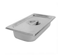 Argon Tableware Stainless Steel Gastronorm Container With Lid - 1/3 65mm - 2.25L