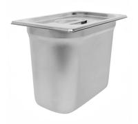 Argon Tableware Stainless Steel Gastronorm Container With Lid - 1/4 200mm - 5.25L