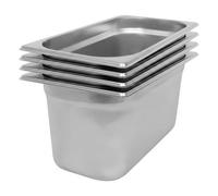 Argon Tableware Stainless Steel Gastronorm Containers - 1/3 150mm - 5.5L - Pack Of 4