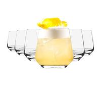 Argon Tableware Tallo Tumbler Glasses - 345ml Clear Drinking Glass Set for Water, Whisky, Cocktails, Juice, Beer and Soft Drinks - Durable Straight-Sided Glassware for Home, Kitchen, Bar or Restaurant