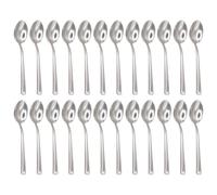 Argon Tableware Tondo Stainless Steel Teaspoons - 14cm - Pack of 24 in Silver Argon Tableware Silver