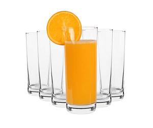 Argon Tableware Traditional Hiball Glasses - 360ml (12.25oz) Gift Box of 6