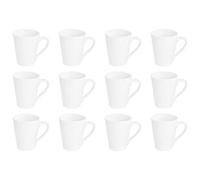 Classic White Latte Mugs - 285ml - Pack of 12 Argon Tableware White One Size