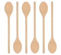 Argon Tableware Wooden Cooking Spoons - 35Cm - Pack Of 6
