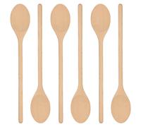 Argon Tableware Wooden Cooking Spoons - 35cm - Pack of 6 in Brown Argon Tableware Brown