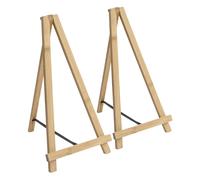 Argon Tableware Wooden Table Easels - 20cm - Pack of 3 in Beige Argon Tableware Beige
