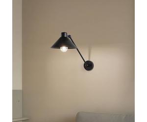 Argon Wall light Alan, movable, black, 1-bulb