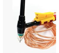 Argon welding control line switch with aviation connector, copper contact design, and selectable cable lengths ranging 2 to 20 meters, suitable for welding machine control (8m)