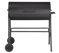Argos Charcoal Oil Drum BBQ - Cover, Utensils & Adjustable Grill