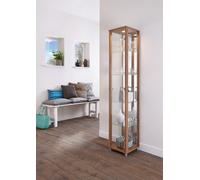 Argos Home 1 Glass Door Display Cabinet - Light Oak