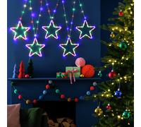 Argos Home 144 Neon Effect LED Christmas Star String Lights