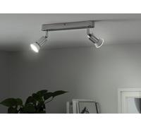 Argos Home 2 Light Spotlight Bar - Chrome