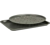 Argos Home 2 Piece Non Stick Pizza Pan & Oven Chip Tray Set