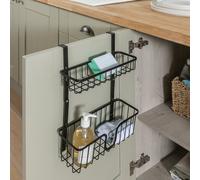 Argos Home 2 Tier Over Door Storage Organiser - Black