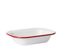 Argos Home 24cm Medium Carbon Steel Pie Dish - White