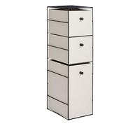 Argos Home 3 Drawer Linen Storage Tower - Cream