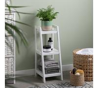 Argos Home 3 Tier Tongue & Groove Shelving Unit - White