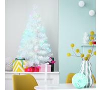 Argos Home 3ft Fibre Optic Small Christmas Tree - White