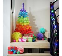 Argos Home 3ft Small Christmas Tree - Rainbow