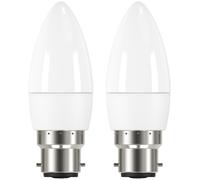 Argos Home 4.2W LED Candle BC Light Bulb - 2 Pack
