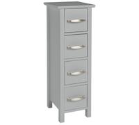 Argos Home 4 Drawer Bathroom Storage Unit - Grey