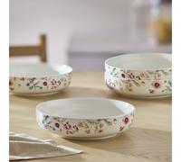 Argos Home 4 Piece Stoneware Pasta Bowls - Cream