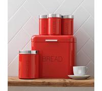 Argos Home 5 Piece Kitchen Storage Set - Poppy Red