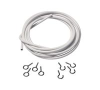 Argos Home 5m Net Curtain and Voile Wire - White