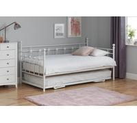 Argos Home Abigail Metal Daybed and Trundle - White