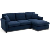 Argos Home Aleeza Fabric Right Hand Corner Sofa - Navy