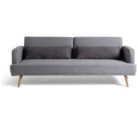 Argos Home Andy Fabric 3 Seater Clic Clac Sofa Bed - Grey