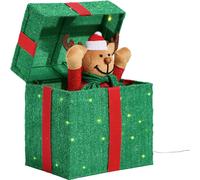 Argos Home Animated Light Up Reindeer Gift Box