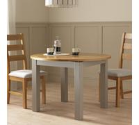 Argos Home Ashwell Extending 4-6 Seater Dining Table - Grey