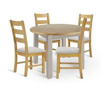 Argos Home Ashwell Oak Dining Table & 4 Oak Chairs