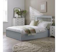 Argos Home Aspley Kingsize Wooden End Lift Ottoman Bed- Grey