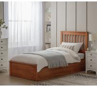 Argos Home Aspley Single Wooden End Lift Ottoman - Oak Stain