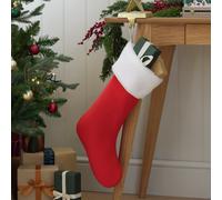 Argos Home Assorted Christmas Stocking - Red, Blue and Green