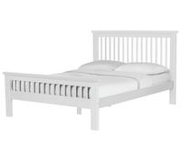 Argos Home Aubrey Small Double Wooden Bed Frame - White