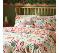 Argos Home Baubles and Bows Bedding Set - Single