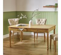 Argos Home Bess Solid Wood 6 Seater Dining Table - Oak