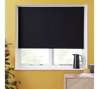 Argos Home Blackout Black Roller Blind - 120cm