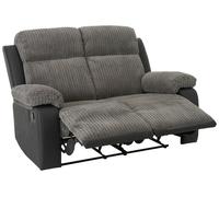 Argos Home Bradley Fabric 2 Seater Recliner Sofa - Charcoal