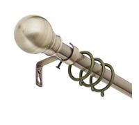 Argos Home Brass Extendable Curtain Pole - 110cm - 300cm.